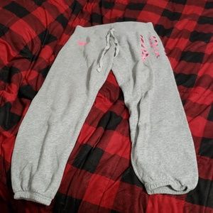 Pink capris sweats
